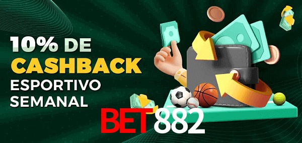 10% de bônus de cashback na BET882