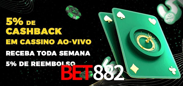 Promoções do cassino ao Vivo BET882